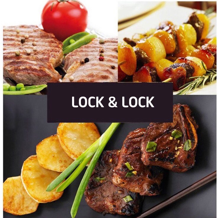 Bếp Nướng Điện Lock&Lock EJG211BLK (1800W) - Chính Hãng,BH 12 Tháng
