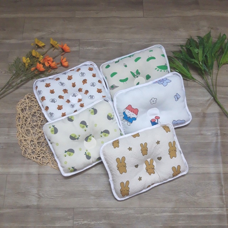 Combo 10 gối sơ sinh cho bé (sỉ)