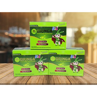 Combo 3 Hộp Thực Phẩm Chức Năng Cốm Chùm Ngây Moringa - Hỗ Trợ Ăn Ngon Trị Táo Bón (20gói/hộp)