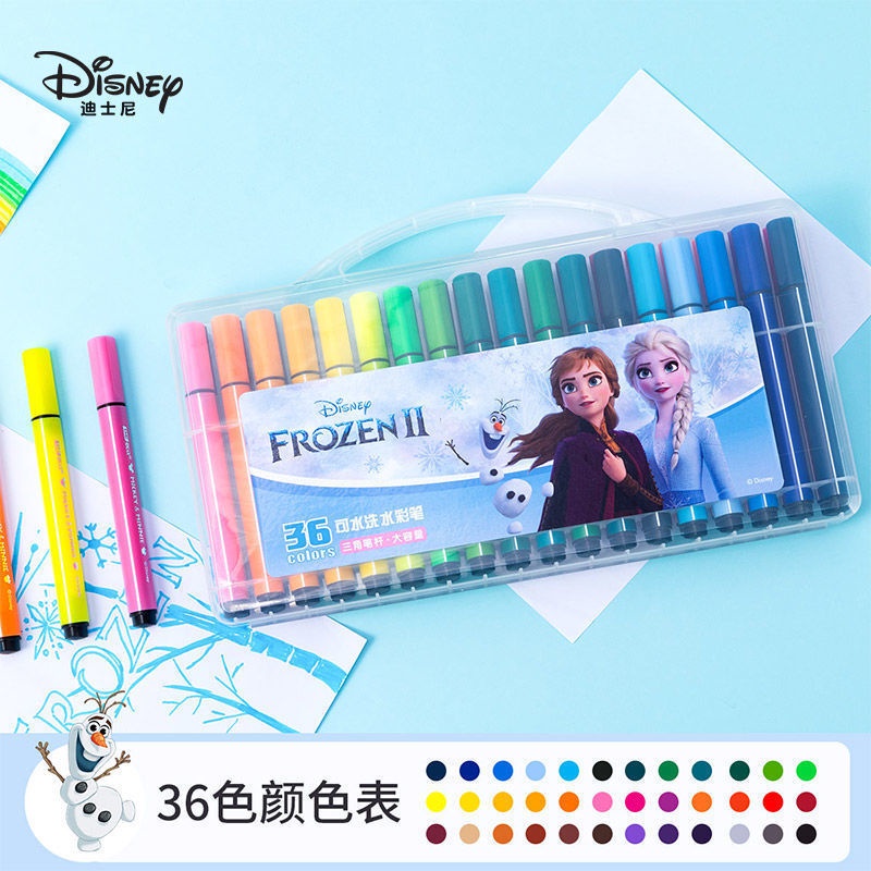 ♛Set 24 Bút Màu Nước Vẽ Tranh Disney Cho Bé