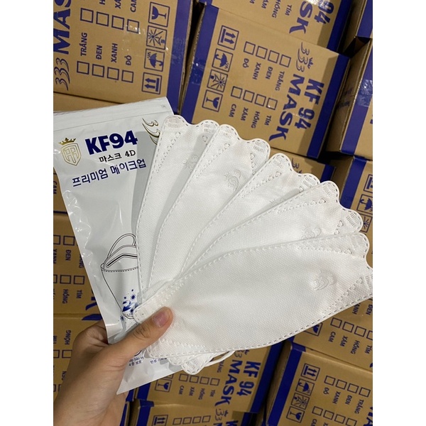 sỉ 1/2 thùng (150 cái) khẩu trang KF94 Công nghệ HQ hàng chính hãng
