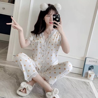 Đồ bộ lụa Quảng Châu cao cấp
