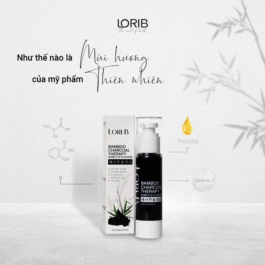 Mặt nạ sủi bọt thải độc - Detox Charcoal Lori B