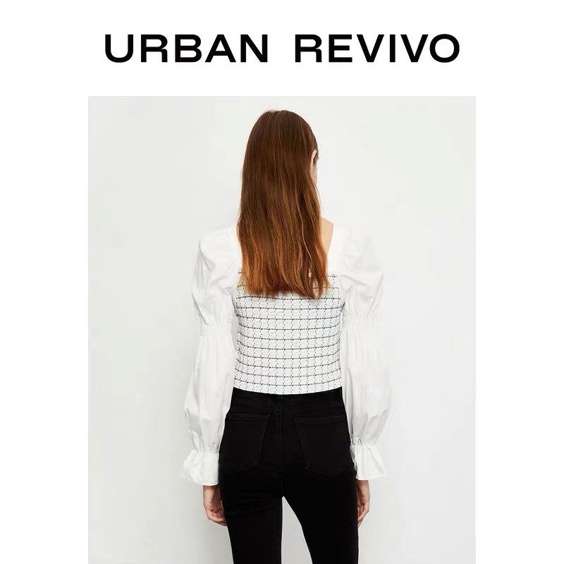 Áo len phối tay bồng Urban Revivo
