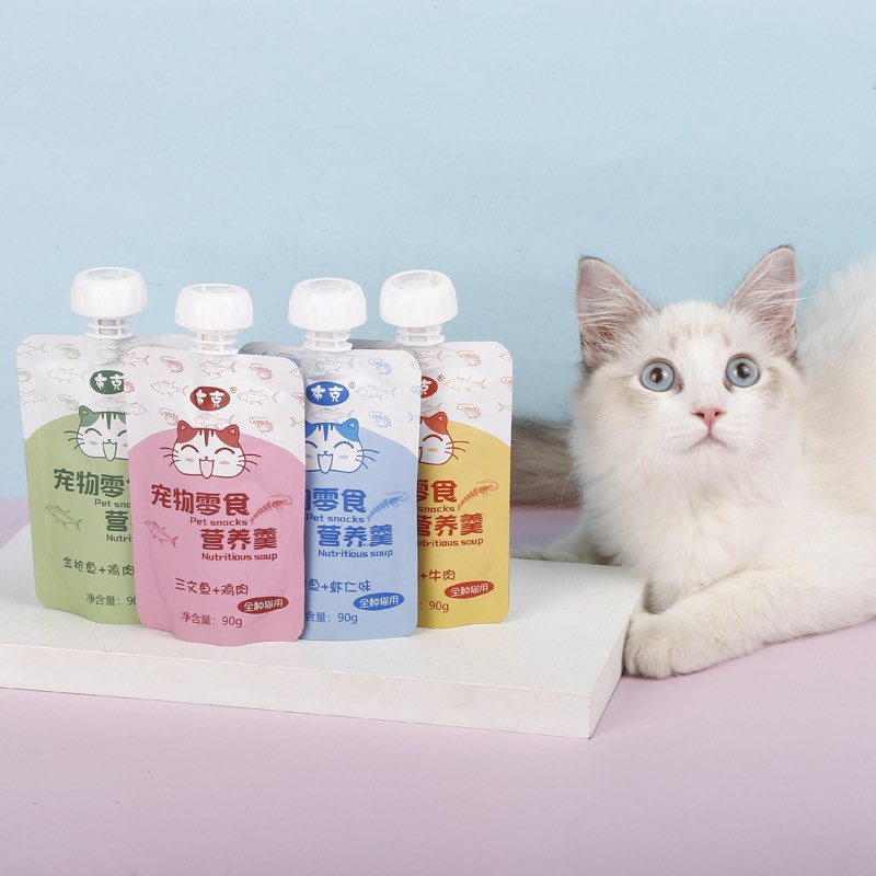 Súp thưởng dinh dưỡng Nutritious soup cho mèo gói 90gr