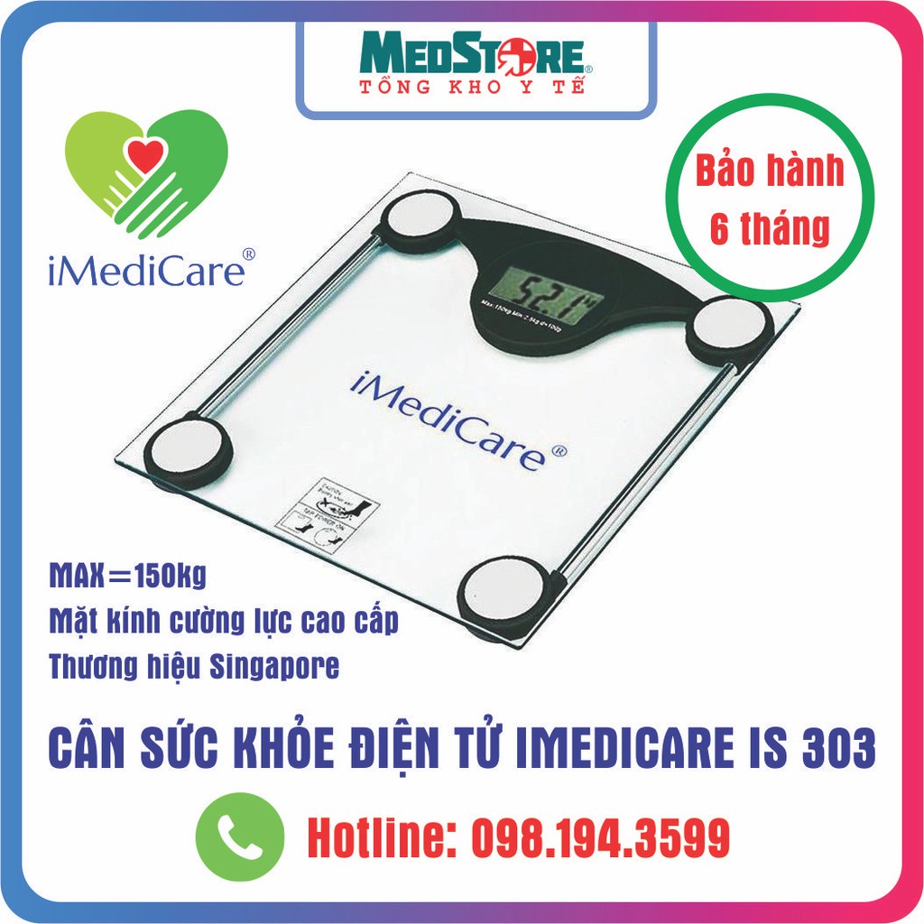 Cân sức khỏe điện tử iMediCare IS 303