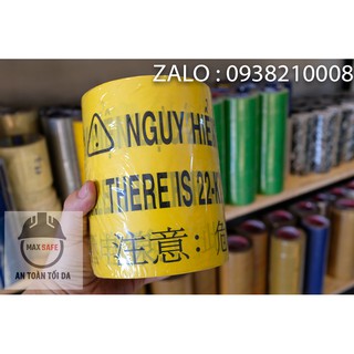 Dây cảnh báo nguy hiểm điện lực ( có tiếng hàn )