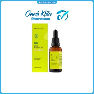 Kẽm giọt anh nutrivitality zinc & vitamin b12 hỗ trợ tăng đề kháng cho bé - qt oanh kiều