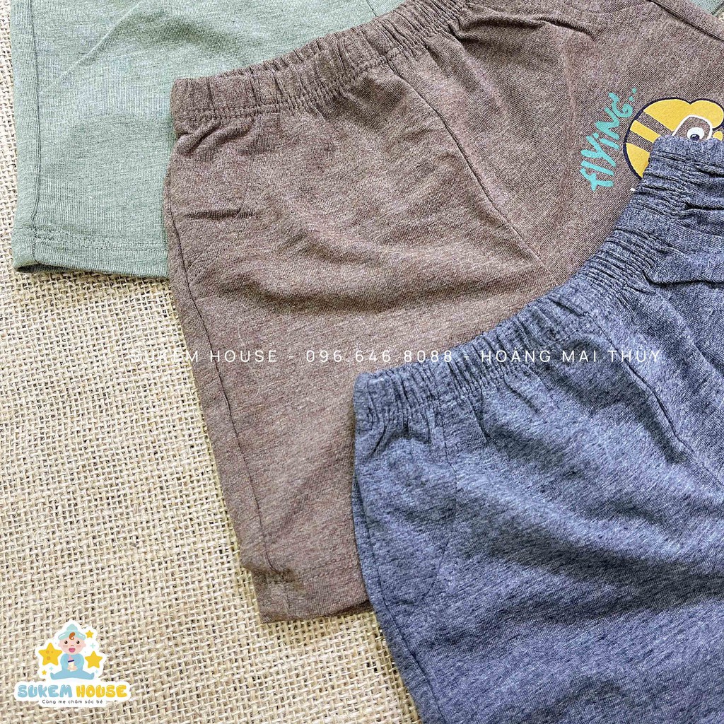 Quần đùi Dokma cho bé chất cotton QD147 (Size 3-24m)