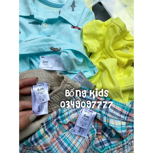 Bộ Hè Bé Trai In Hình C@rters