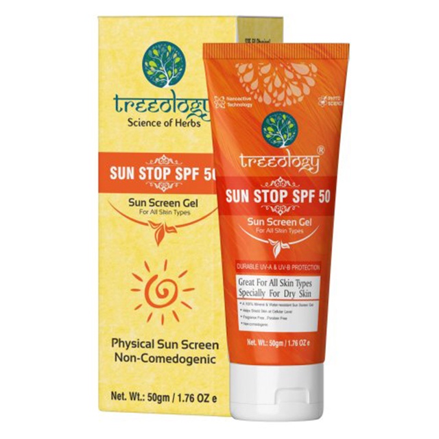 Kem Chống Nắng Treeology Phổ Rộng SPF50 Dùng Cho Mọi Loại Da, Đặc Biệt Da Khô - Treeology Sun Stop SPF 50