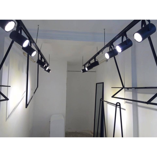 Đèn LED Rọi Ray 7W mắt ếch - có 2 màu trắng và đen - chuyên dùng cho spa, showroom, shop quần áo