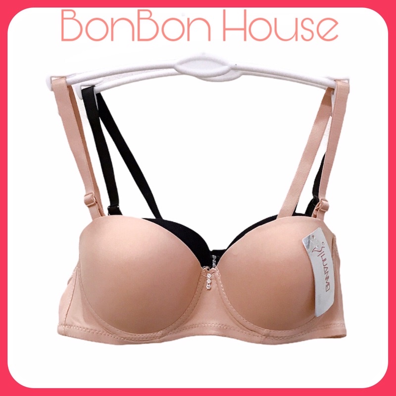 Áo Ngực Quả Ngang Đệm Mỏng Có Gọng