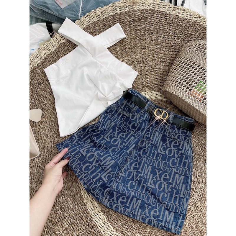 QUẦN GIẢ VÁY JEAN HOẠ TIẾT | BigBuy360 - bigbuy360.vn