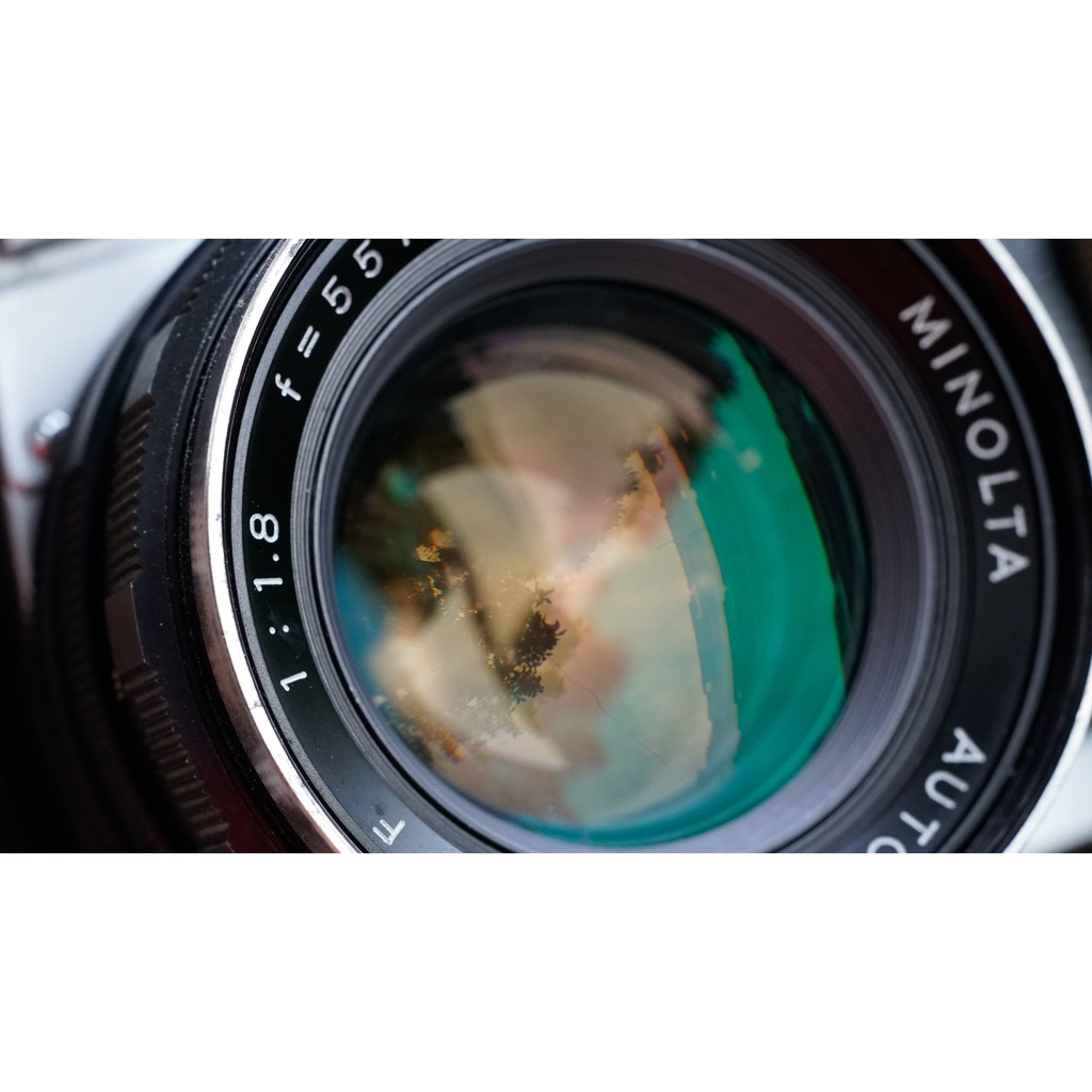 Máy film cổ Minolta SR-1 kèm lens 55mm f1.8