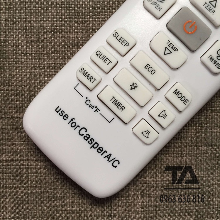Điều khiển điều hòa Casper┃Remote máy lạnh Casper