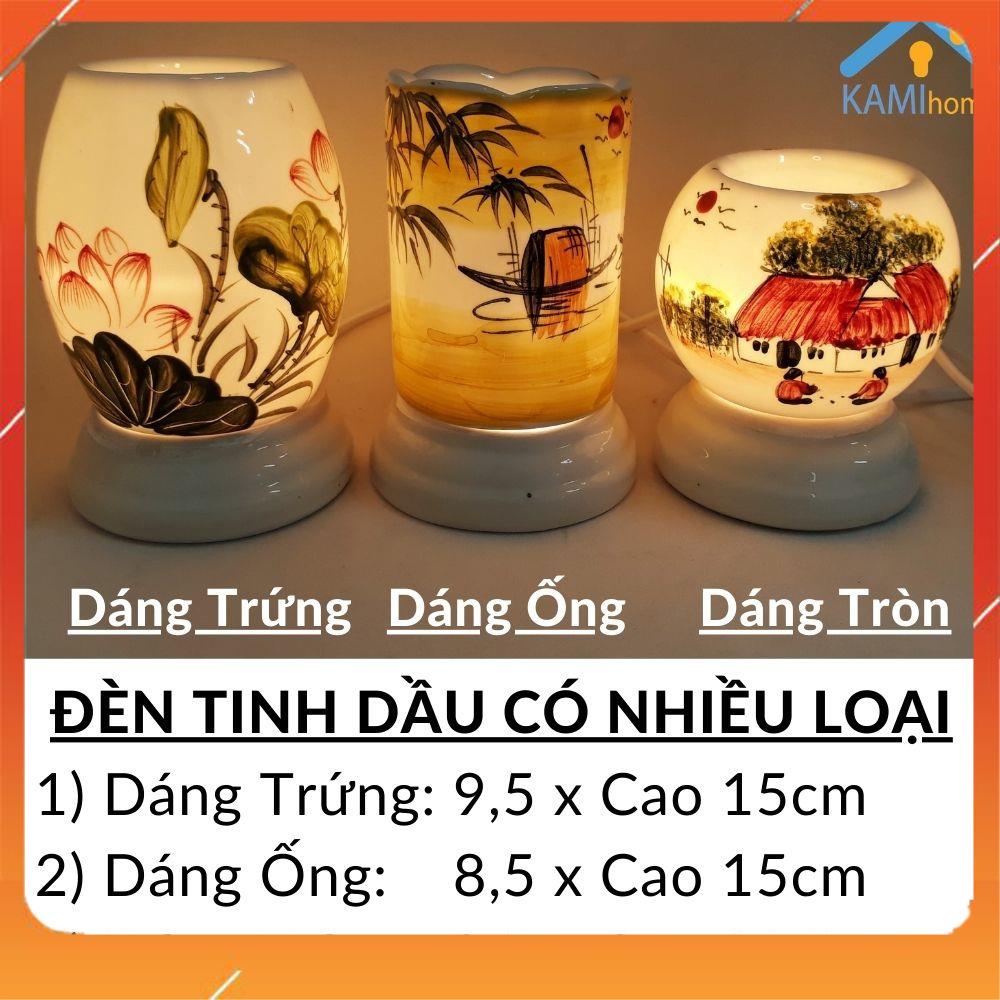 Mua ngay Combo Đèn xông tinh dầu (Chọn mẫu) + 1 bóng đèn + 1 Tinh dầu hương thơm đuổi diệt muỗi