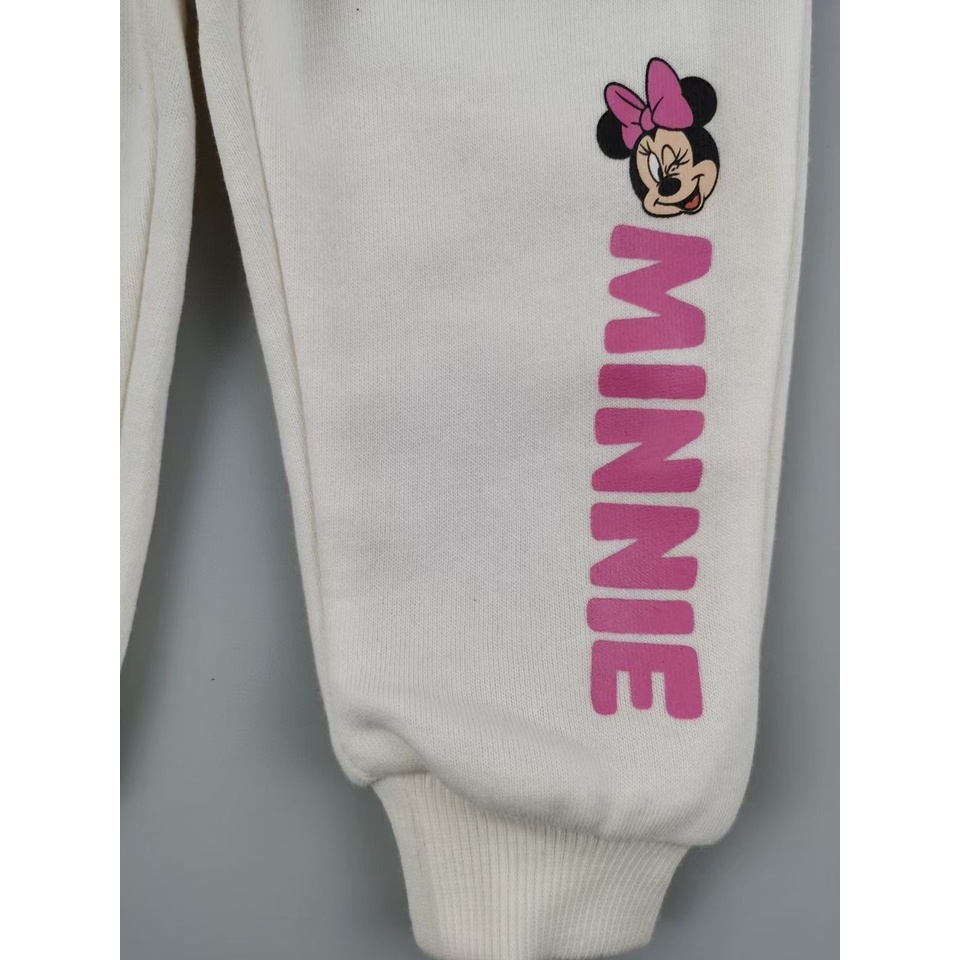 Set Minnie bé gái hãng Disney Primark dư xịn màu trắng hồng 3 chi tiết siêu xinh