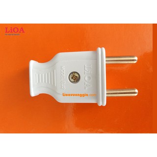 Phích cắm điện LiOA chân cắm lớn Ø5- EU2Ø5
