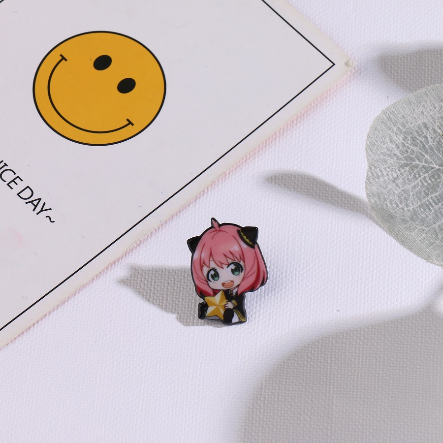 Ghim Cài Áo Phong Cách Phim Anime SPY×FAMILY Yor Forger Thời Trang