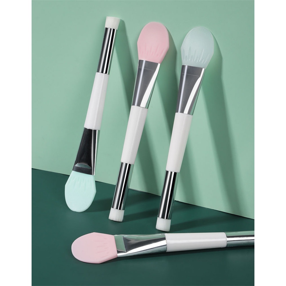 [Hàng mới về] Cọ silicone trang điểm 2 đầu xinh xắn sáng tạo đa dụng DIY
