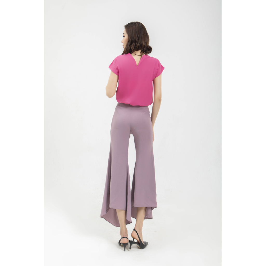 Áo sơ mi hồng ren chéo Elise | BigBuy360 - bigbuy360.vn