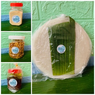 Combo 500g BÁNH TRÁNG TRÒN DẺO KÈM MUỐI HÀNH SATE