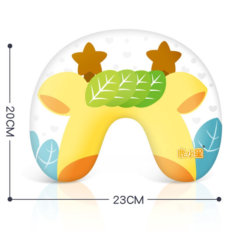 Gối Kê Cổ HDY Hình Chữ U Mềm Mại Họa Tiết Hoạt Hình Cho Em Bé