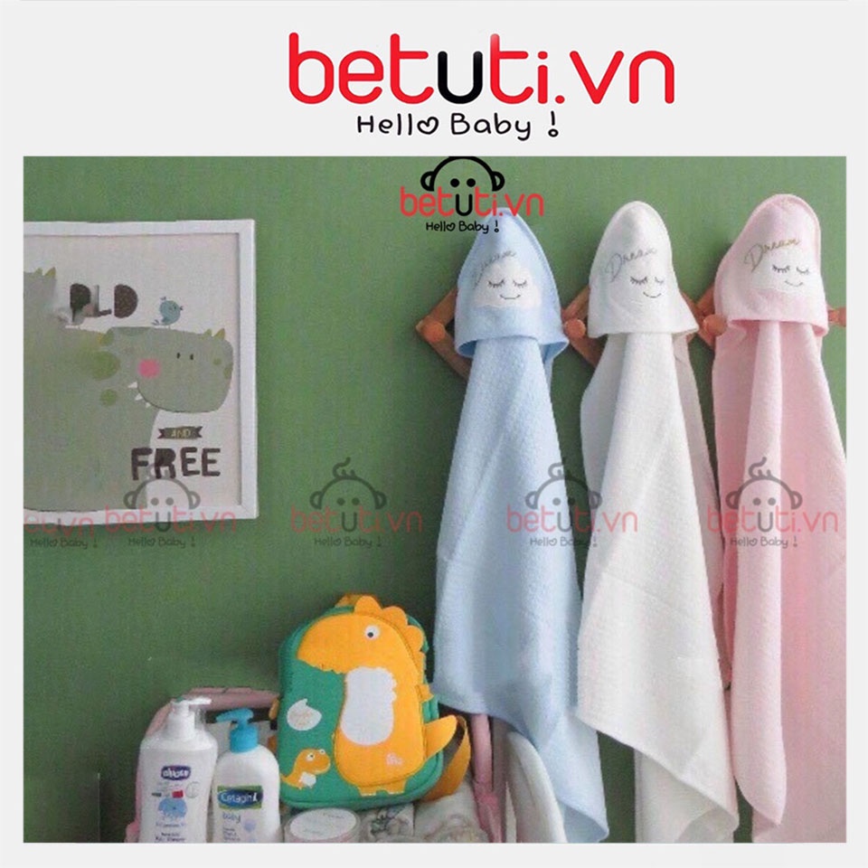 Chăn ủ sơ sinh Bebe confort hình mây cho bé sơ sinh kích thước 80cm x 80cm Betuti