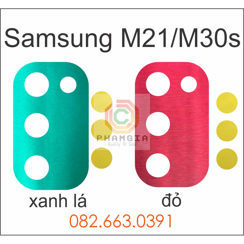 Dán decal  nhôm chống xước camera Samsung M51 / M21 / M30s