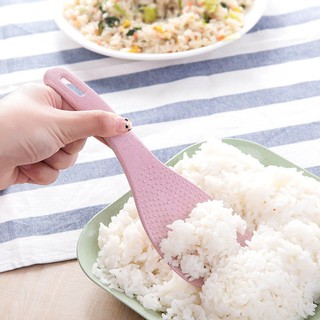 Combo 2 Vá Thìa Xới Cơm Nhựa Lúa Mạch Chống Dính