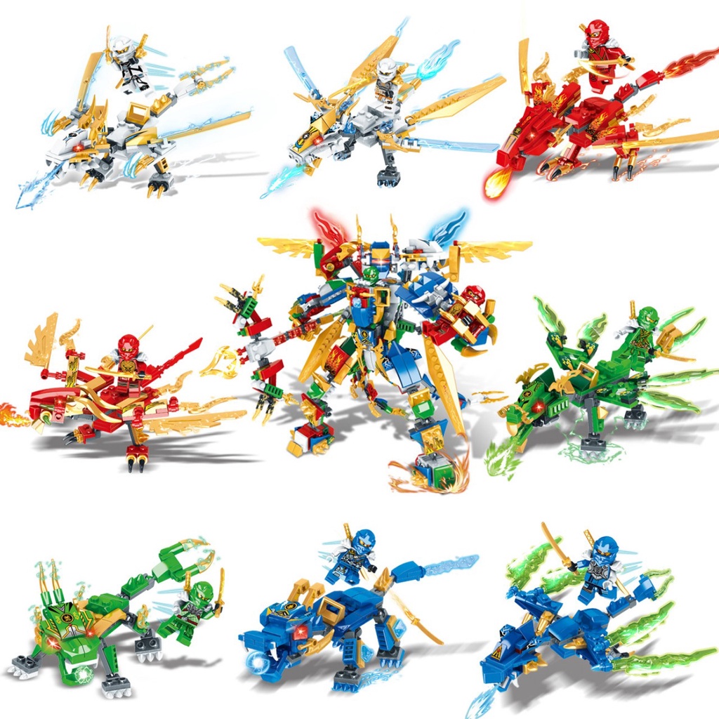 Đồ Chơi Mô Hình Lắp Ráp Ni...nja Cưỡi Rồng,Đồ Chơi Xếp Hình