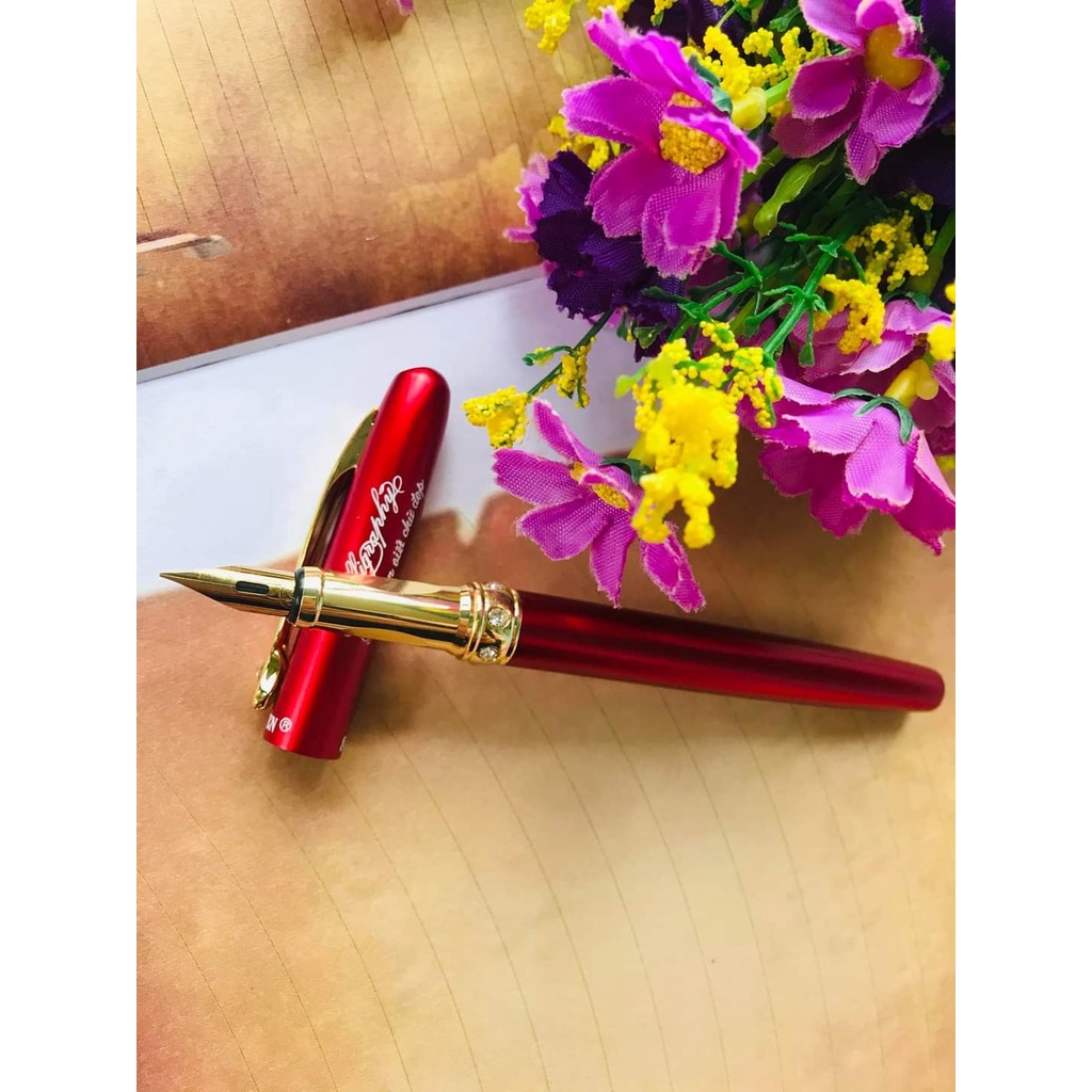 Bút máy Calligraphy 862 ngòi lá tre siêu bền I Bút mực viết luyện chữ đẹp cho học sinh tiểu học