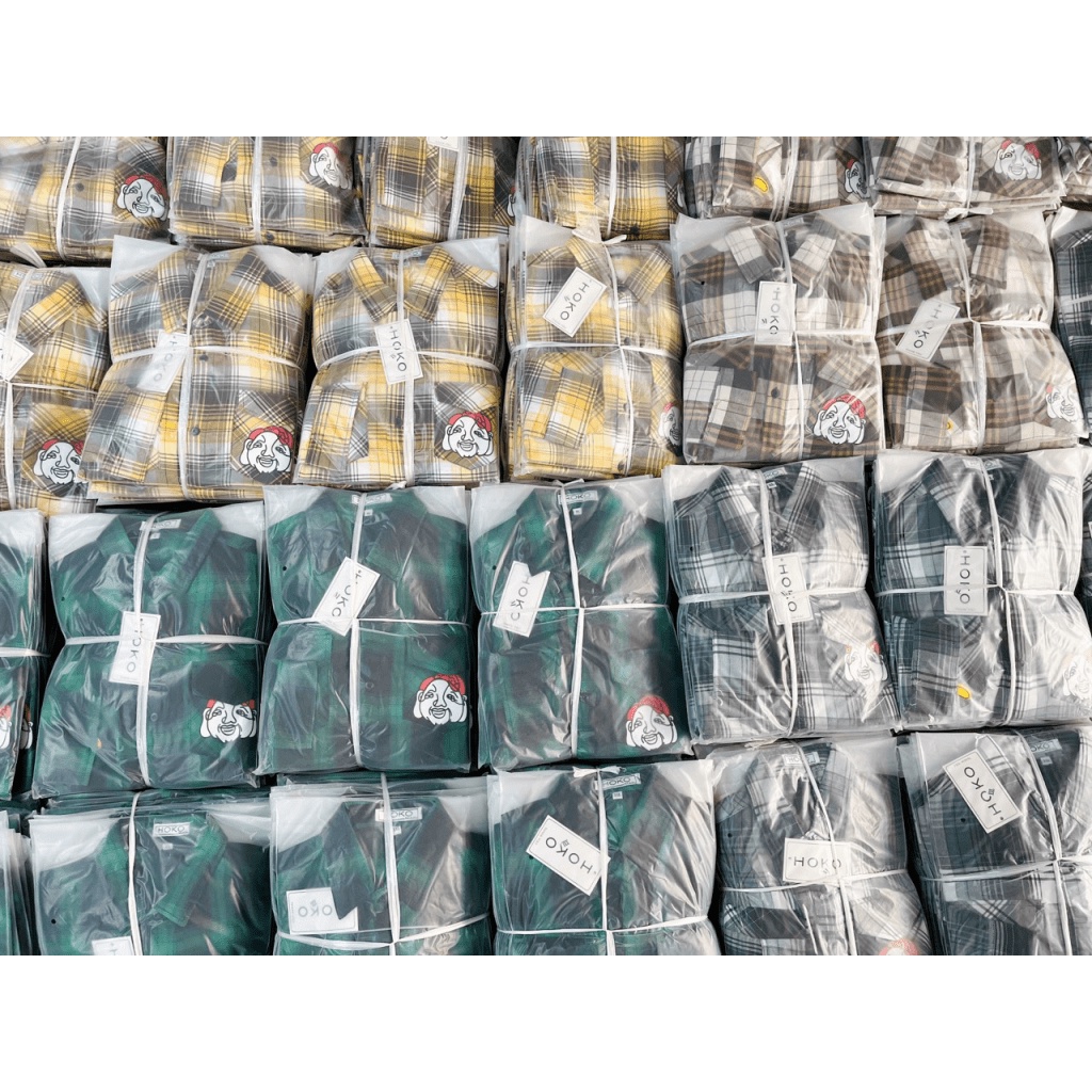 ÁO SƠ MI CARO UNISEX MẶC KẾT HỢP CHE NẮNG MẪU MỚI EVISUS CỰC HOT CHO GIỚI TRẺ HÌNH THẬT