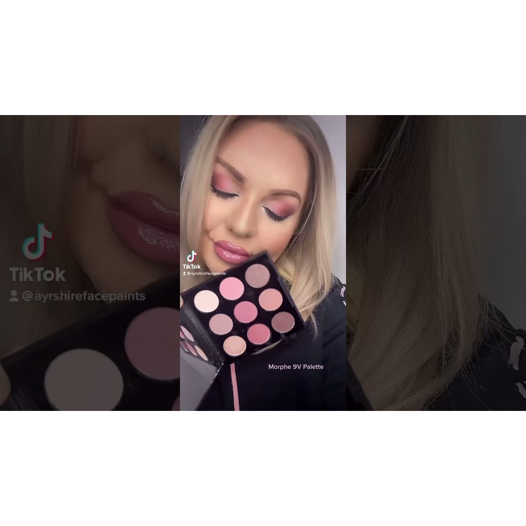 Morphe bảng phấn màu mắt 9V Vintage Rose 🌹