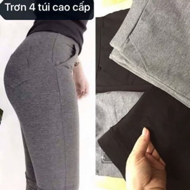 Quần legging tregging kaki 4 túi cao cấp | BigBuy360 - bigbuy360.vn