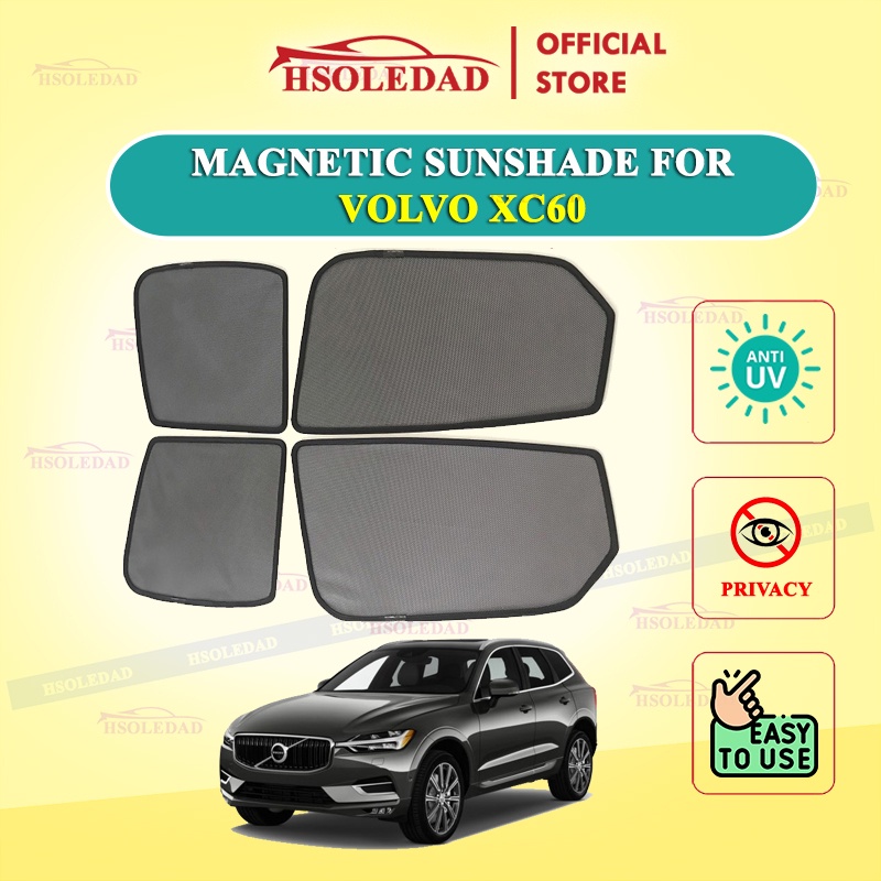 Rèm che nắng nam châm cho xe Volvo XC60, bộ 4 tấm cho 4 cửa, hàng loại 1 cao cấp nhất, vừa khít kính