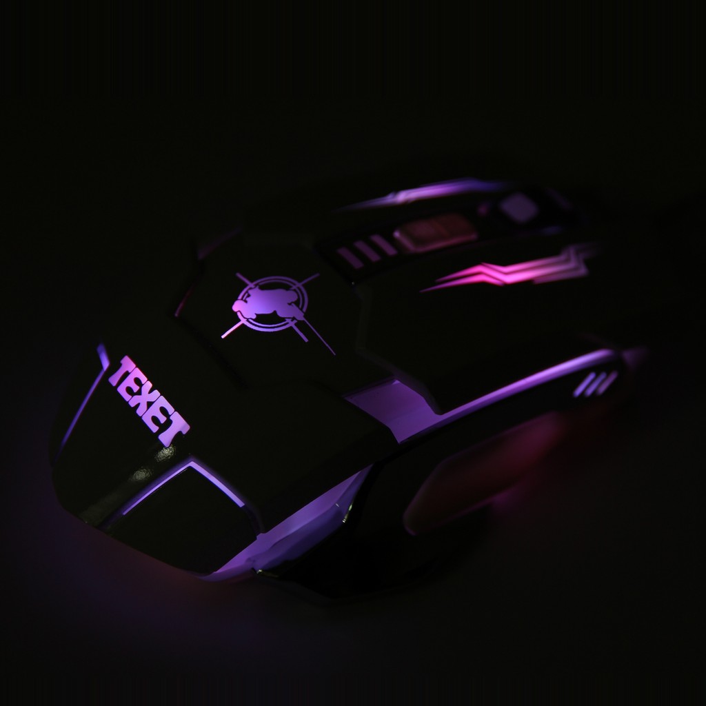 Chuột game có dây TEXET HH-X1 Trắng/Đen | BigBuy360 - bigbuy360.vn