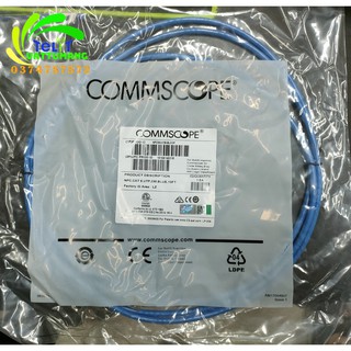 Dây nhảy mạng patch cord cat6 commscope 1.5m, 2m, 3m cáp đúc sẵn 2 đầu. hàng chính hãng có co, cq