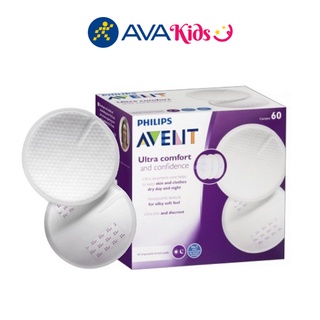 Miếng lót thấm sữa dùng 1 lần 60 miếng/hộp philips avent scf254/61
