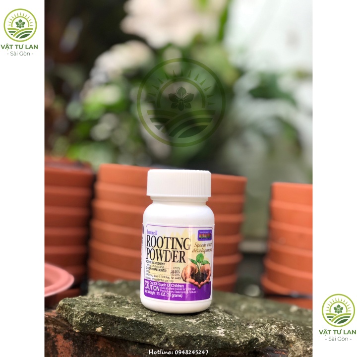 BỘT  ROOTING POWDER siêu kích rễ dùng trong giâm cành, chiết cành, sát khuẩn hũ 35 gr