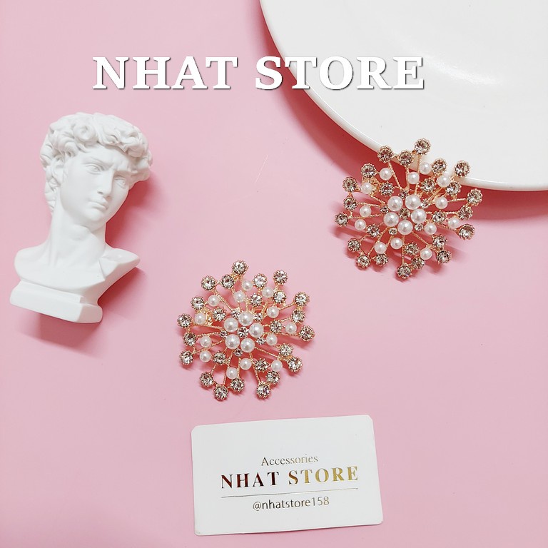 Trâm Cài áo Hình Hoa Phong Cách Hàn Quốc, Ghim Cài Áo Nhat Store Cho Nữ