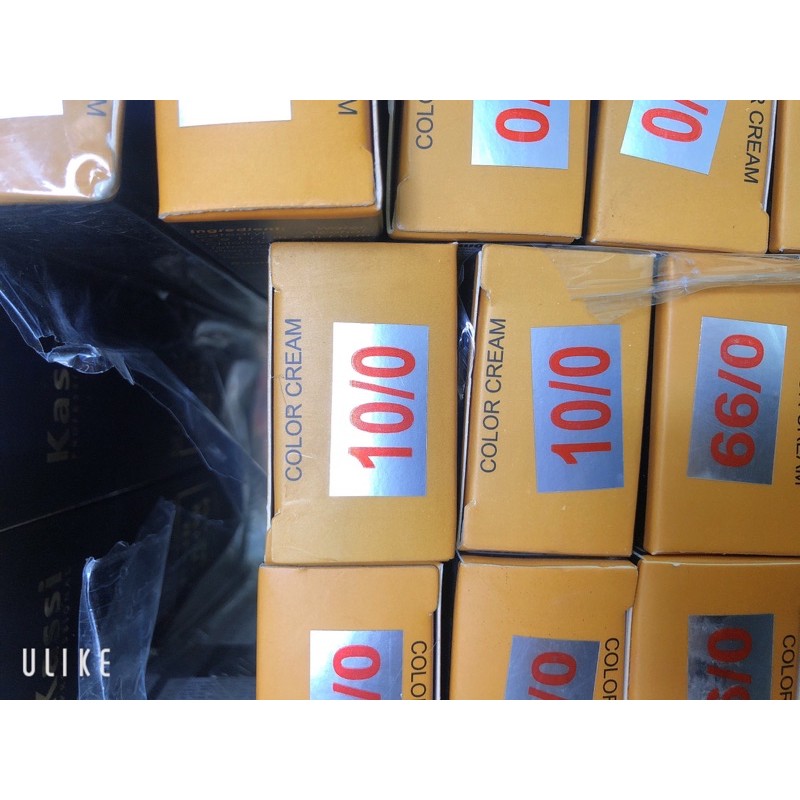 Thuốc nhuộm tóc siêu dưỡng Kassi màu Vàng đồng