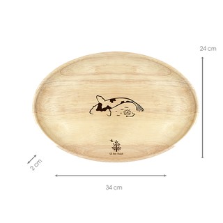 ĐĨA GỖ OVAL LỚN ĐỨC THÀNH 28131