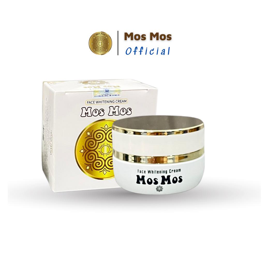 Kem Dưỡng Face Whitening Cream Mos Mos-30gr, Dưỡng Sáng, Nâng Tone Make Up Nhẹ Nhàng.