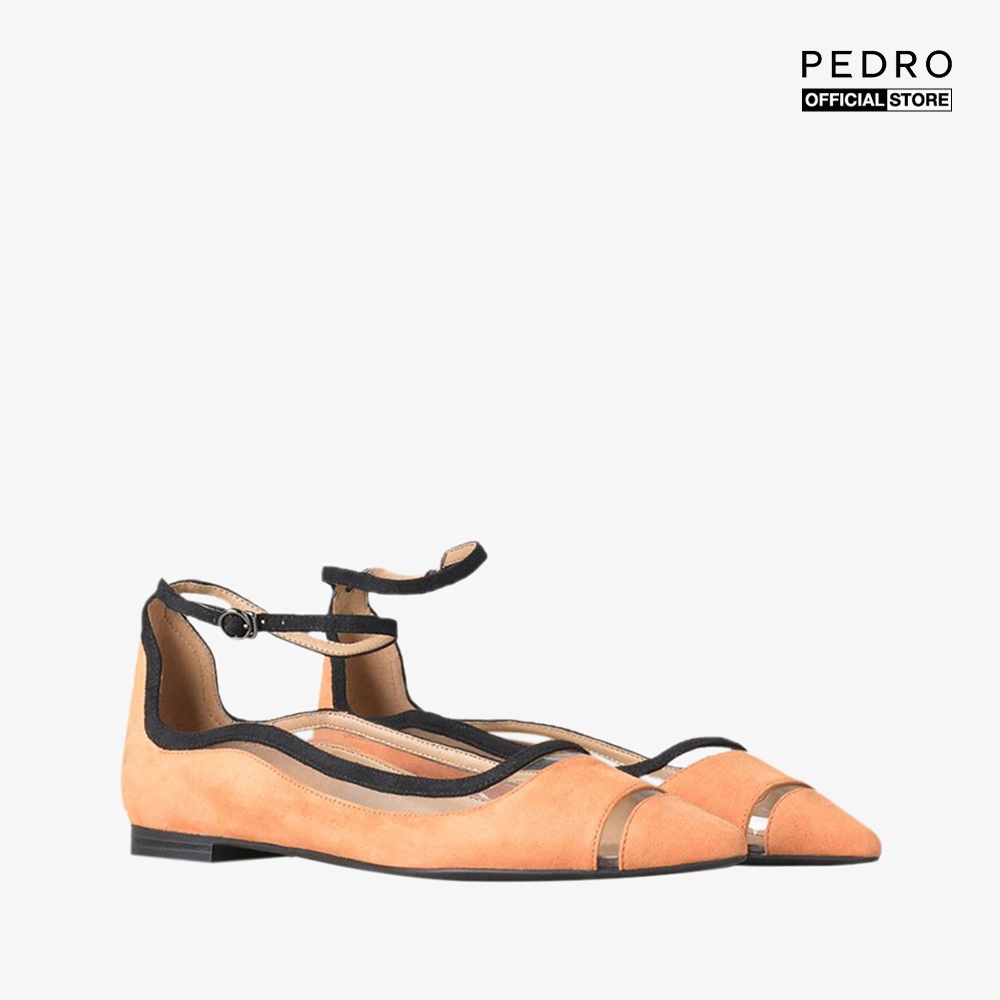 PEDRO - Giày đế bệt mũi nhọn dây đeo cổ chân PW1-65500036-17
