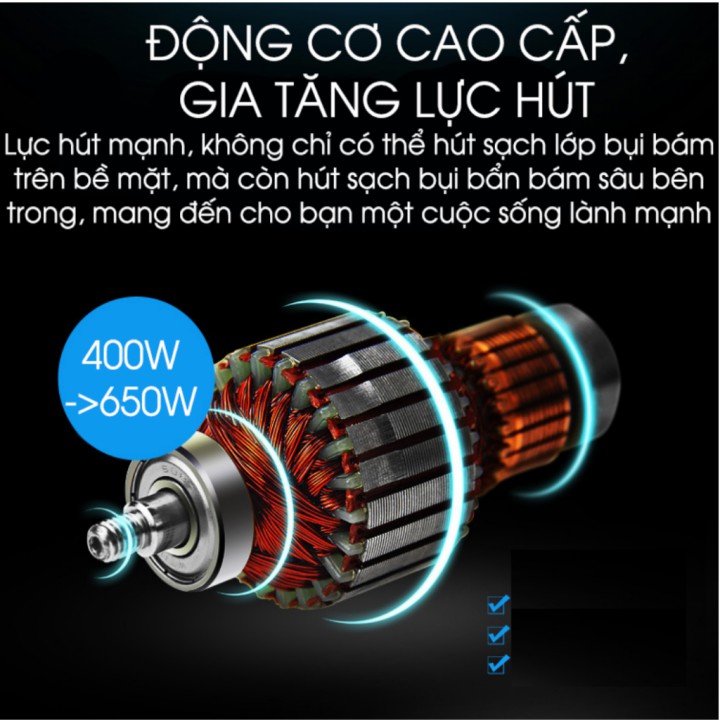 Máy hút bụi đa năng cầm tay 220V