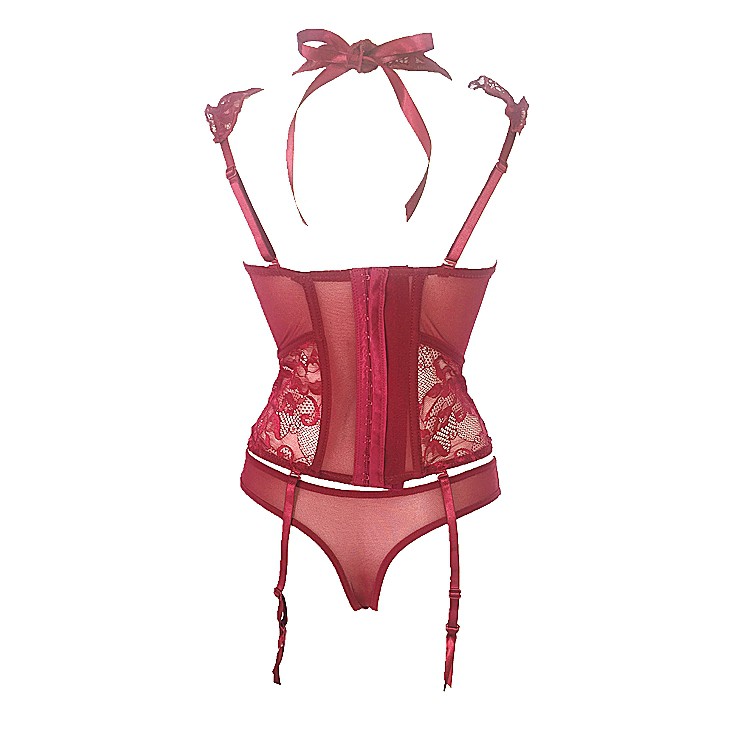 đồ ngủ sexy Bộ đồ lót ren phối dây gợi cảm 8453