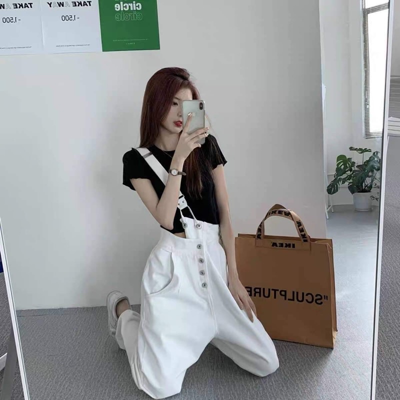 Quần yếm dây đai KA12