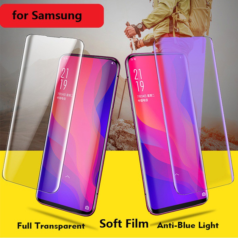 Miếng dán toàn màn hình cong 3D cho Samsung Galaxy S20 Ultra S10 S10 Plus S8/S9 S8/S9Plus S7 Edge/Note 8/9 Note 10 Plus